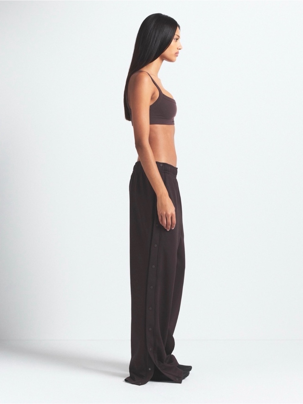 SKIMSNike Side Snap Pants Espresso